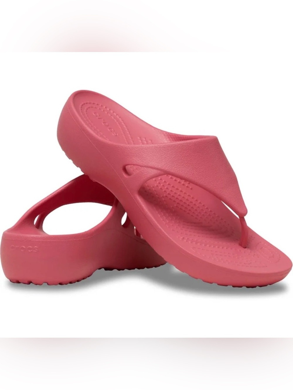 Pink Crica Platform Flip Flops